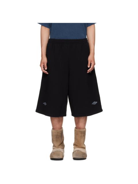 BALENCIAGA Black 3B Football Shorts