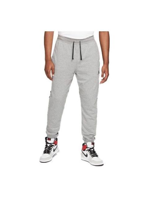 Men's Air Jordan Dri-Fit Logo Contrasting Colors Knit Sports Pants/Trousers/Joggers Gray DA9859-091