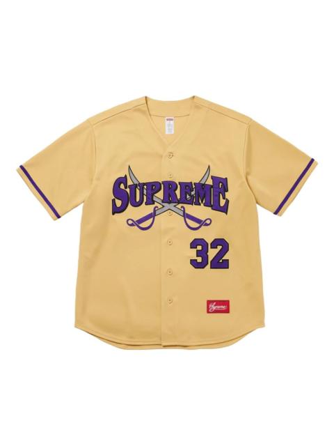 Supreme Stadium Swords Baseball "Yellow" T-shirt