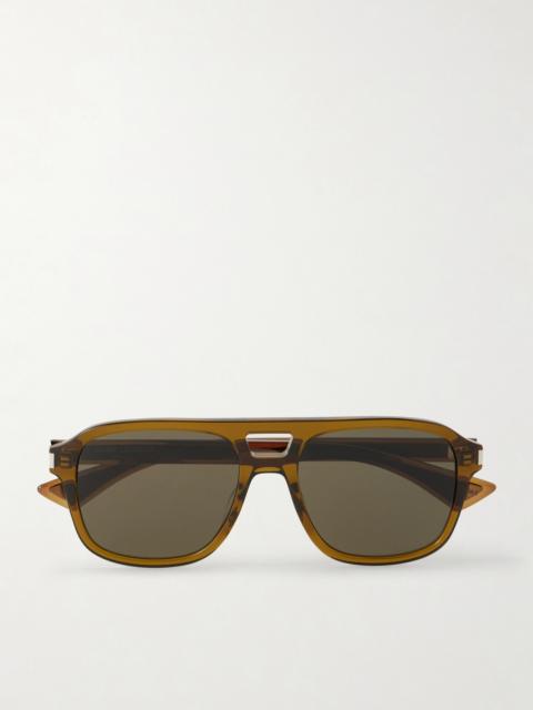 SAINT LAURENT Aviator-style Acetate Sunglasses