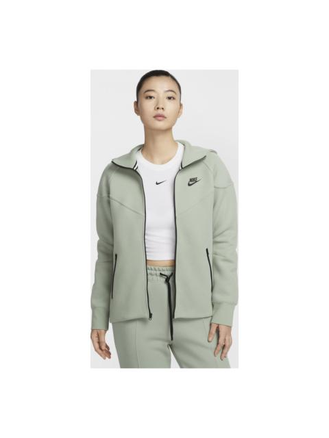 Nike (WMNS) Nike Sportswear Tech Fleece Windrunner Full-Zip Hoodie Asia Sizing 'Jade Horizon' FB8339-370