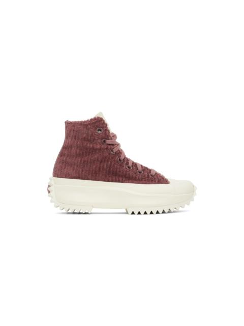 Converse Burgundy Run Star Hike Sneakers