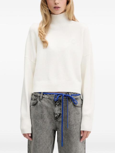 HUGO logo-detail long-sleeve sweater