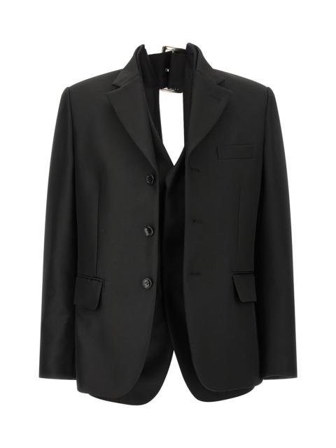 Comme Des Garçons Double Layer Effect Blazer