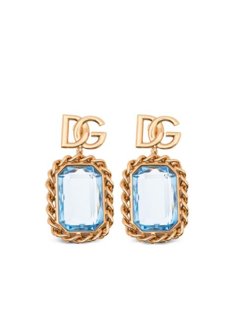 Dolce & Gabbana chain detail drop earrings