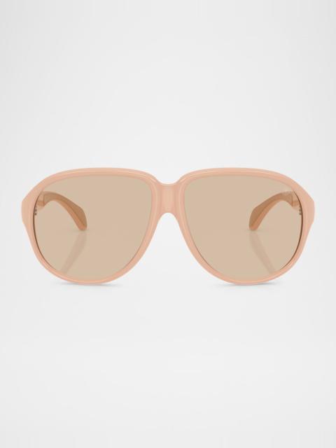 Moncler ME8001 Aviator Sunglasses