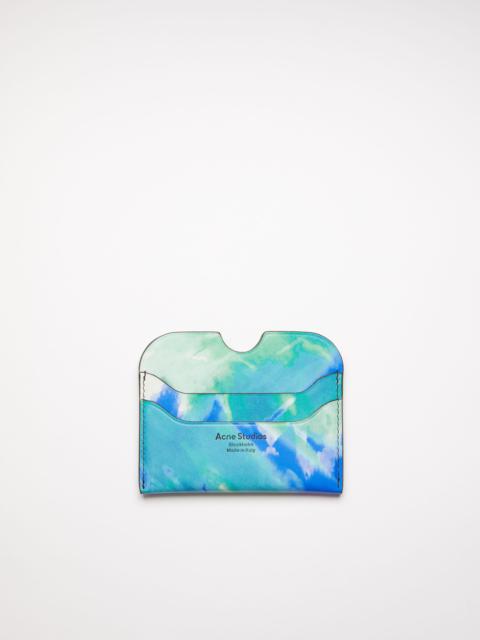 Acne Studios Card holder - Blue/green