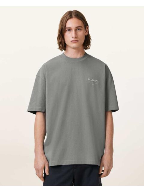 ALLSAINTS UNDERGROUND OVERSIZED CREW NECK T-SHIRT