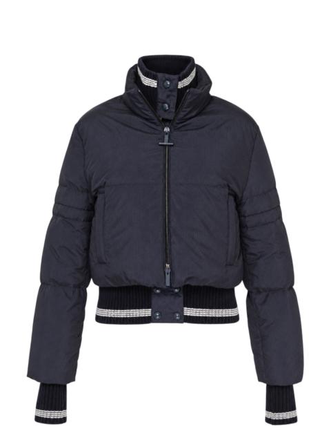 Thom Browne Cropped Down-Filled Zip Front Jacket
