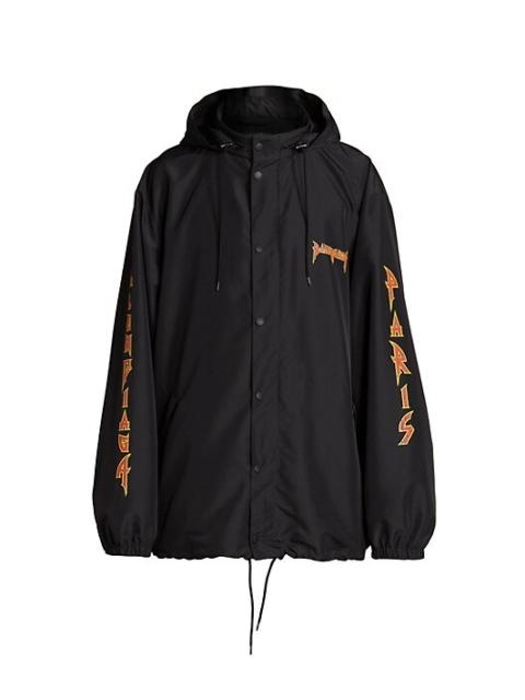 BALENCIAGA Black의 Men's Metal Short Windbreaker