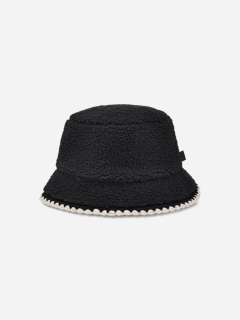 UGG ® Women's ®fluff Scalloped Hat Fleece in Black