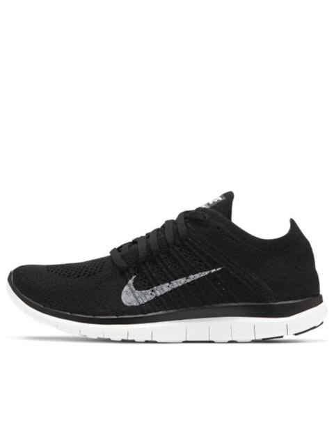 (WMNS) Nike Free 4.0 Flyknit 'Black' 631050-001