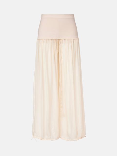 NENSI DOJAKA Mid-rise wide-leg pants