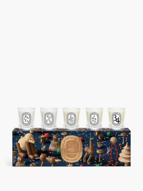 Diptyque Holiday Edition Set of 5 miniature candles - Pre-composed