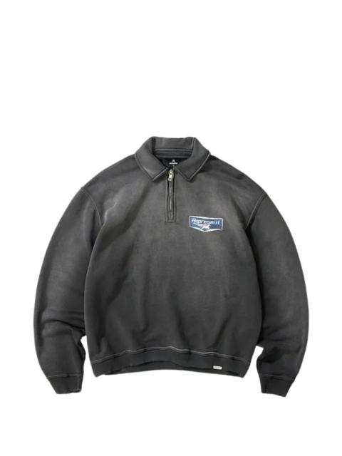 REPRESENT zip graphic sweatshirt