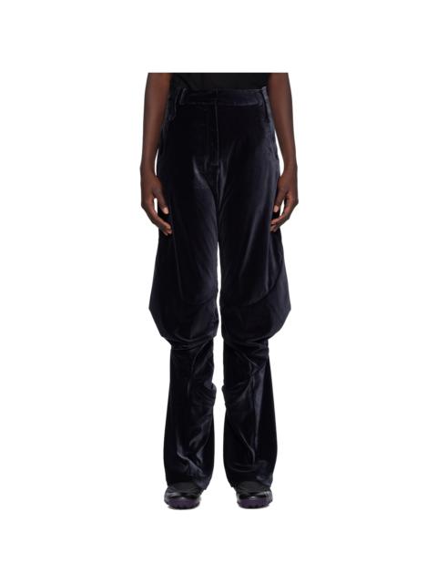 Kiko Kostadinov Black Shikari Trousers