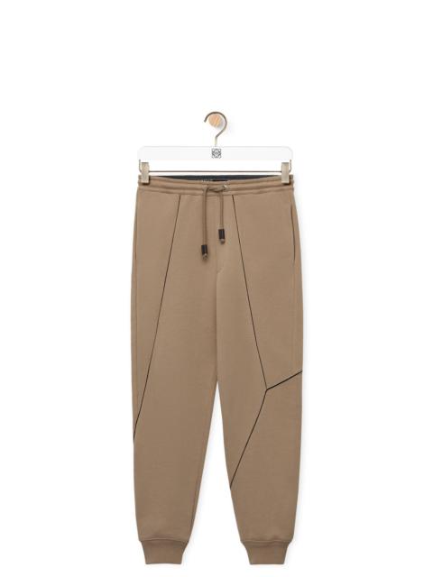Puzzle jogging trousers in cotton