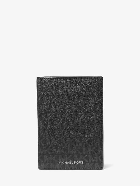 MICHAEL KORS Logo Passport Wallet