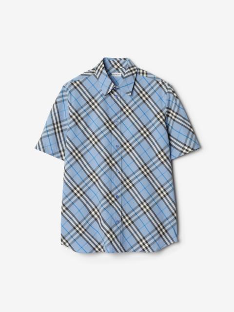 Burberry Regular Fit Check Cotton Shirt