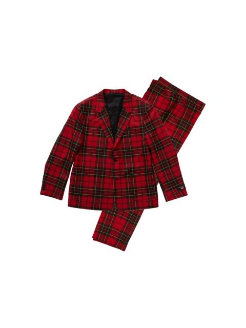 Supreme Supreme Tartan Wool Suit Red