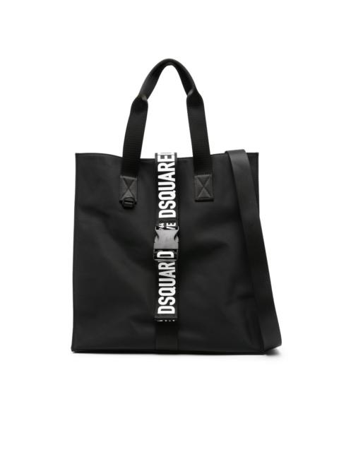 logo-strap tote bag