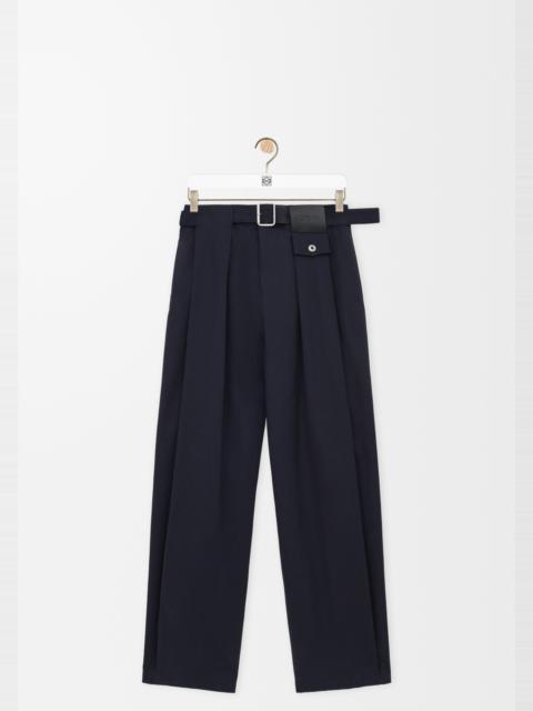 Loewe Trousers in cotton and silk