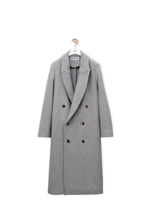 Loewe Double-breasted coat in cashmere