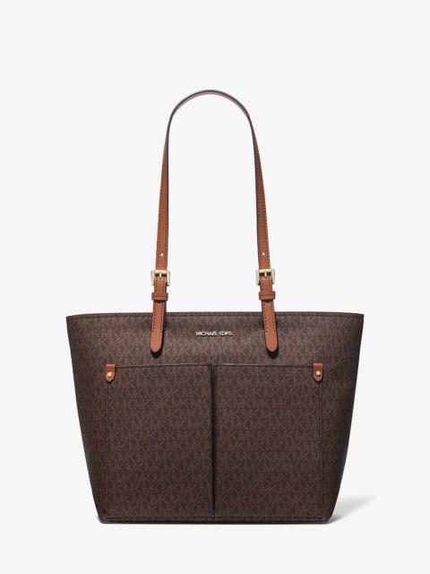 MICHAEL KORS Jet Set Medium Logo Pocket Tote Bag