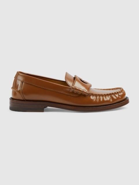 Gucci Interlocking G Leather Loafers