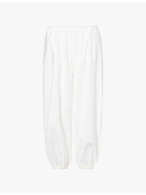Reformation Aven Stretch-Cotton Trousers