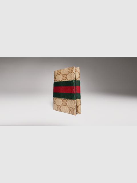 GUCCI Bi-fold card case with Web