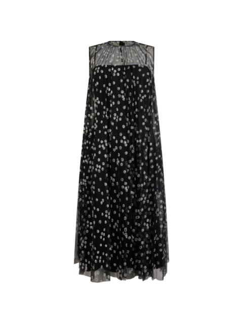 Valentino floral midi dress