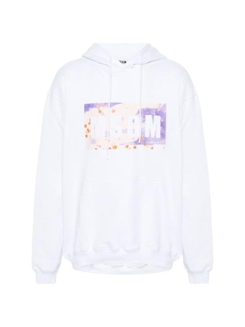 MSGM graphic-print cotton sweatshirt