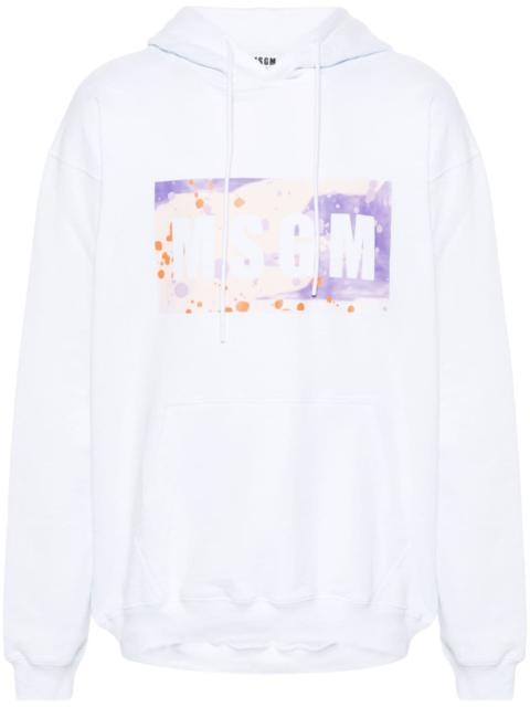 MSGM graphic-print cotton sweatshirt