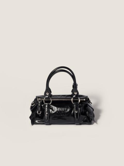 Miu Miu Shiny leather handbag