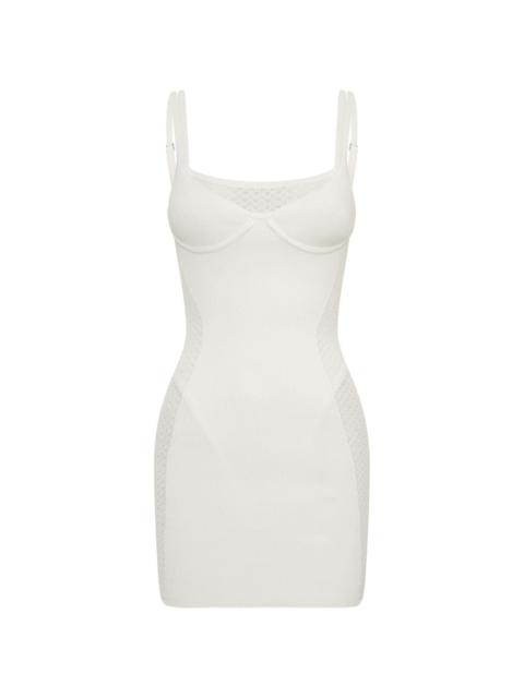 Dion Lee Serpent lace-panelled minidress