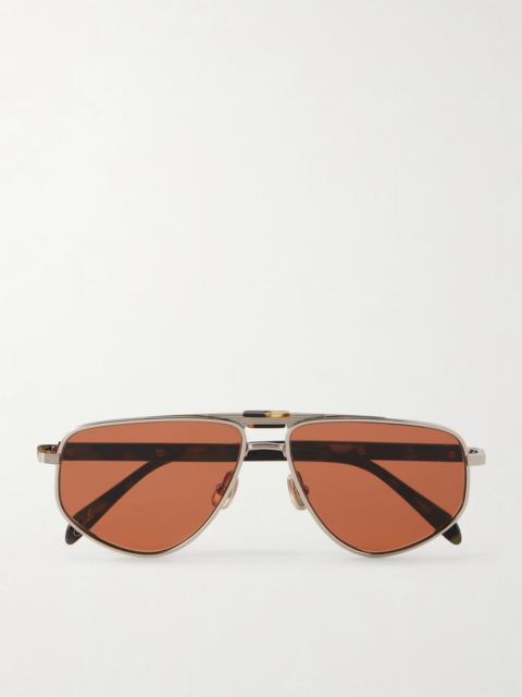 Brunello Cucinelli Aviator-Style Titanium Sunglasses