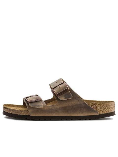 BIRKENSTOCK Birkenstock Arizona Soft Footbed Oiled Leather Narrow Fit 'Tobacco Brown' 0552813