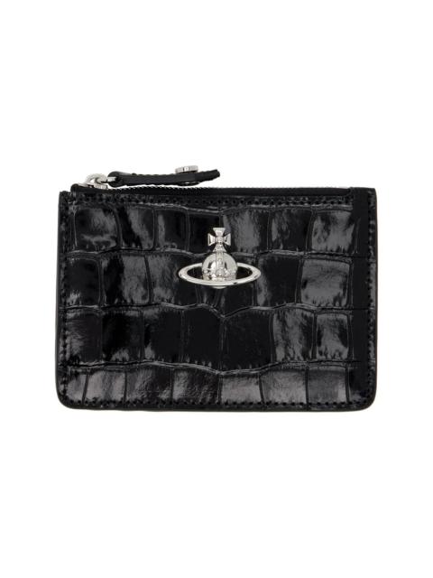 Vivienne Westwood Black Slim Long Card Holder