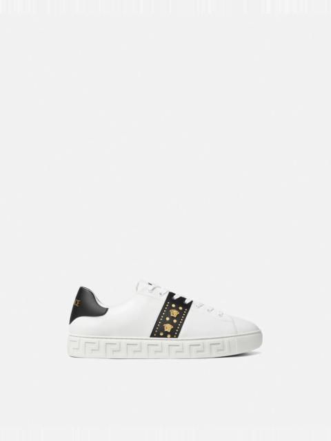 VERSACE Studded Greca Sneakers