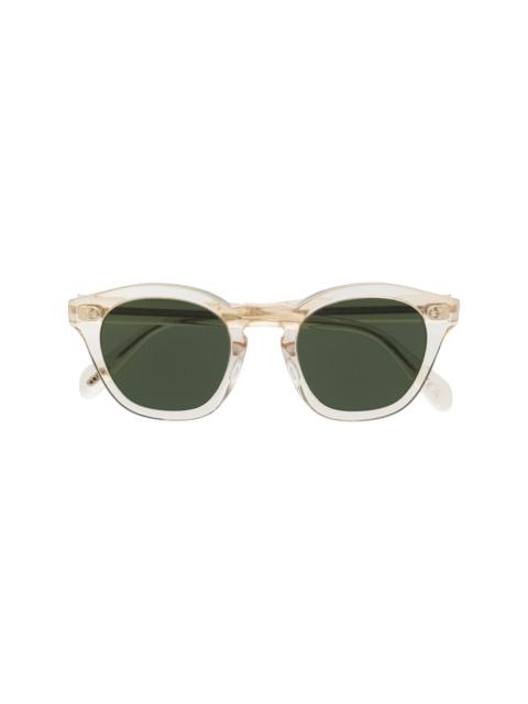 round-frame tinted-lenses sunglasses