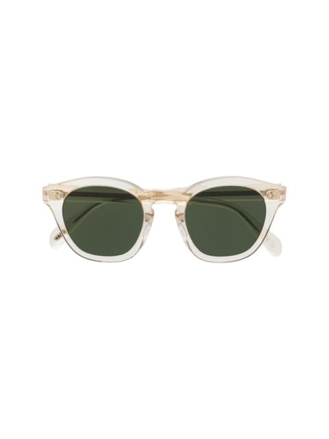 Oliver Peoples round-frame tinted-lenses sunglasses