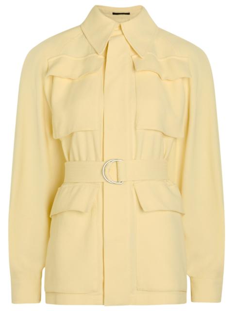 WARDROBE.NYC Wardrobe.nyc Belted Crepe Jacket