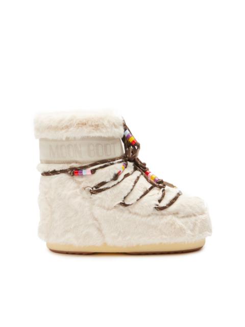 MOON BOOT Icon Low faux-fur snow boots
