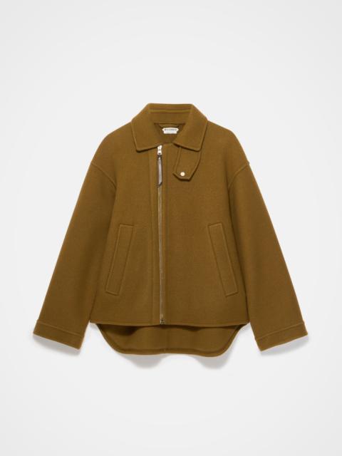 JW Anderson MENS DOUBLE FACED FIREMAN JACKET IN TOBACCO BROWN