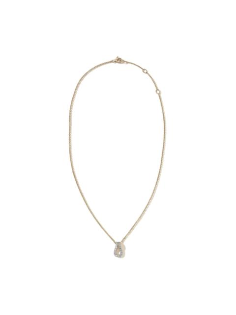 JOHN HARDY Surf Pendant Necklace, Gold, Diamonds