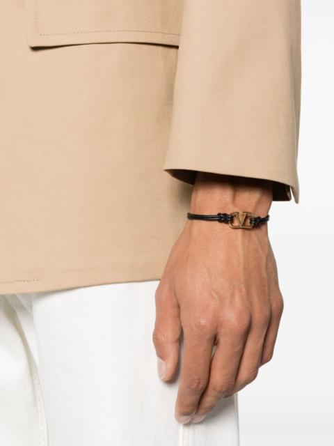 Valentino Vlogo signature leather bracelet