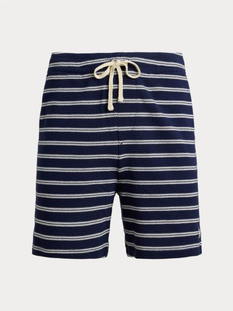 Polo Ralph Lauren 6-Inch Striped Pointelle-Ribbed Short