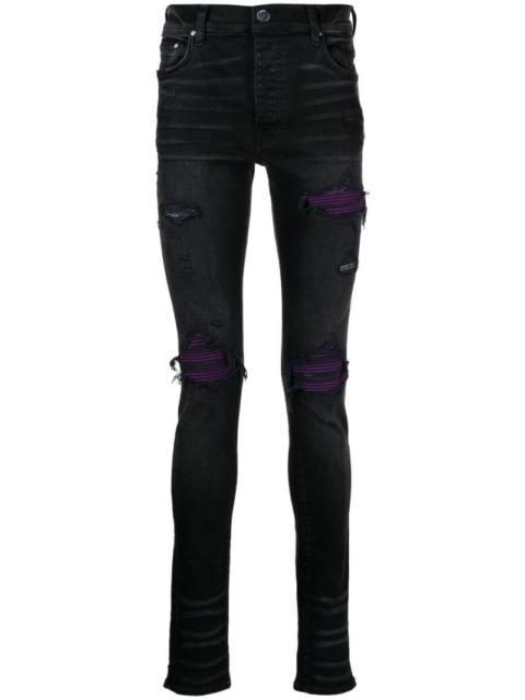 AMIRI ripped-detail skinny jeans