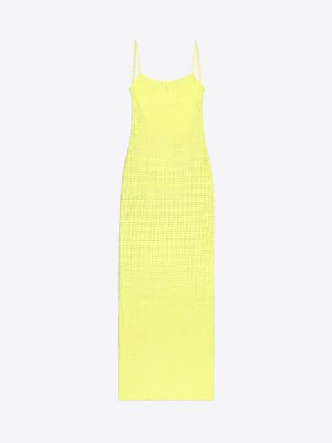 AREA CRYSTAL HOTFIX CAMI DRESS